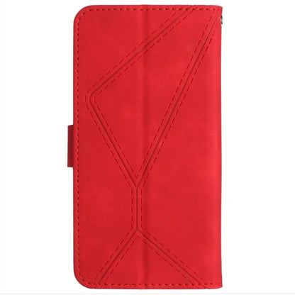HT05 For Xiaomi Redmi Note 13 4G Magnetic Phone Case Splicing Lines Imprinted Cover
