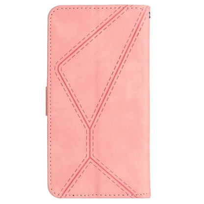 HT05 For Xiaomi Redmi Note 13 4G Magnetic Phone Case Splicing Lines Imprinted Cover