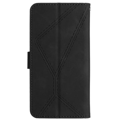 HT05 For Xiaomi Redmi Note 13 4G Magnetic Phone Case Splicing Lines Imprinted Cover