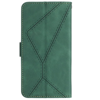 HT05 For Xiaomi Redmi Note 13 4G Magnetic Phone Case Splicing Lines Imprinted Cover