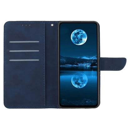 HT05 For Xiaomi Redmi Note 13 4G Magnetic Phone Case Splicing Lines Imprinted Cover