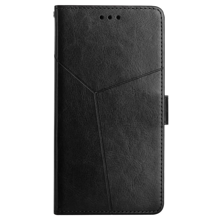 HT01 For Xiaomi Redmi Note 13 4G Magnetic Phone Case Y-shaped Line Imprinted Cover