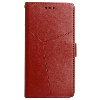 HT01 For Xiaomi Redmi Note 13 4G Magnetic Phone Case Y-shaped Line Imprinted Cover