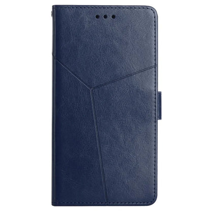 HT01 For Xiaomi Redmi Note 13 4G Magnetic Phone Case Y-shaped Line Imprinted Cover