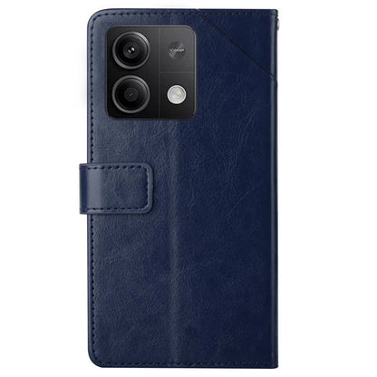 HT01 For Xiaomi Redmi Note 13 4G Magnetic Phone Case Y-shaped Line Imprinted Cover