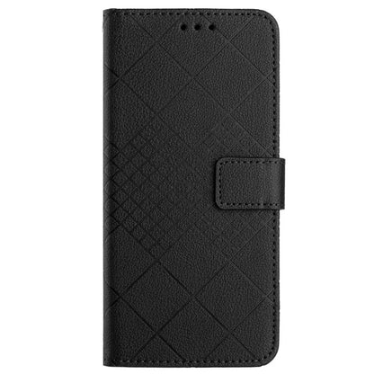 HT06 For Xiaomi Redmi Note 13 4G Wallet Case Rhombus Pattern Flip Leather Cover