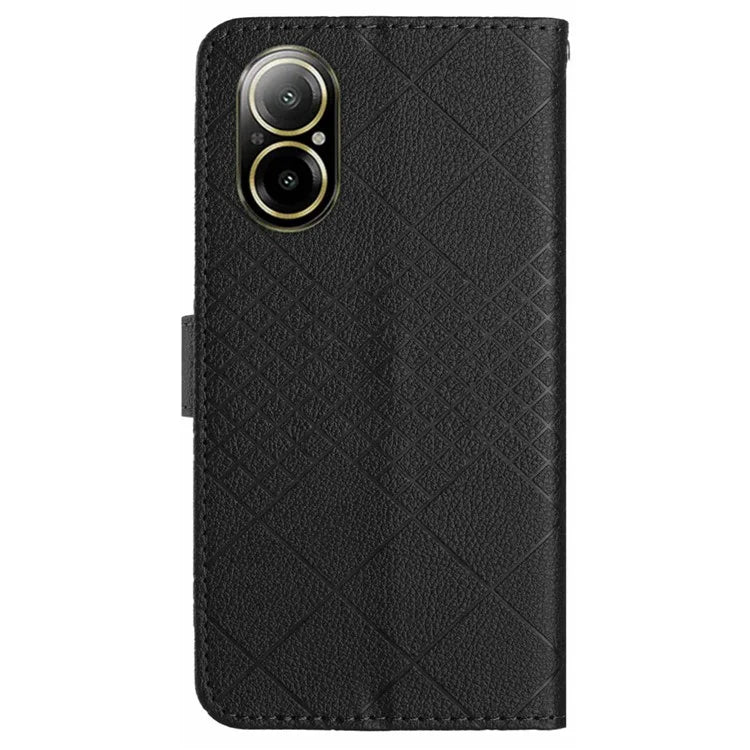 HT06 For Realme C67 4G Leather Case Litchi Texture Phone Cover with Wallet
