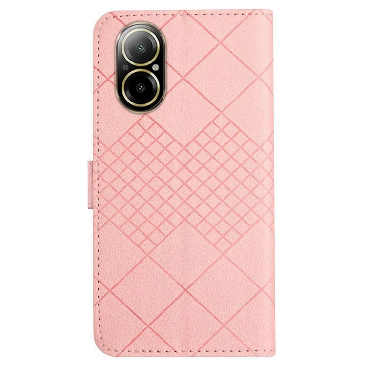 HT06 For Realme C67 4G Leather Case Litchi Texture Phone Cover with Wallet