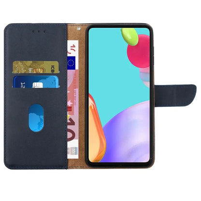 HT02 For Realme C67 4G Nappa Texture Phone Case Genuine Cow Leather Cover