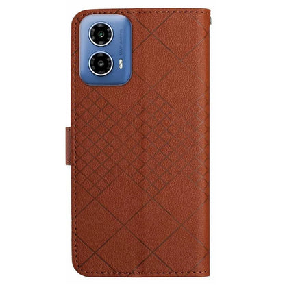 HT06 For Motorola Moto G04 4G / Moto G24 4G Flip Leather Case Wallet Cover Litchi Texture