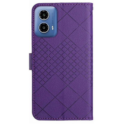 HT06 For Motorola Moto G04 4G / Moto G24 4G Flip Leather Case Wallet Cover Litchi Texture