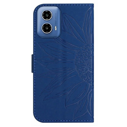 HT04 For Motorola Moto G04 4G / G24 4G Phone Case Sunflower Pattern Handbag Cover