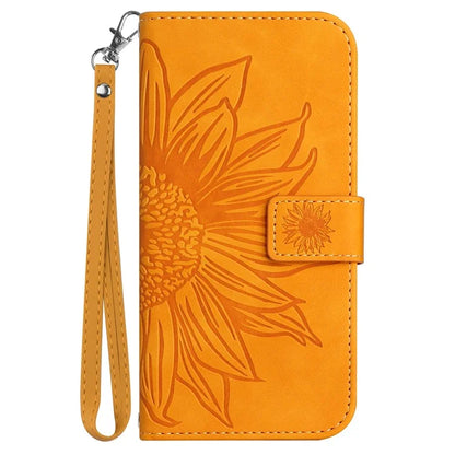 HT04 For Motorola Moto G04 4G / G24 4G Phone Case Sunflower Pattern Handbag Cover