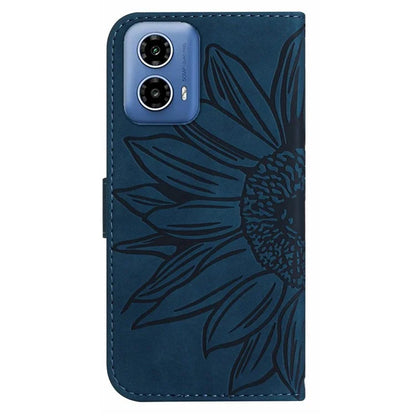 HT04 For Motorola Moto G04 4G / G24 4G Phone Case Sunflower Pattern Handbag Cover