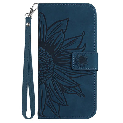 HT04 For Motorola Moto G04 4G / G24 4G Phone Case Sunflower Pattern Handbag Cover
