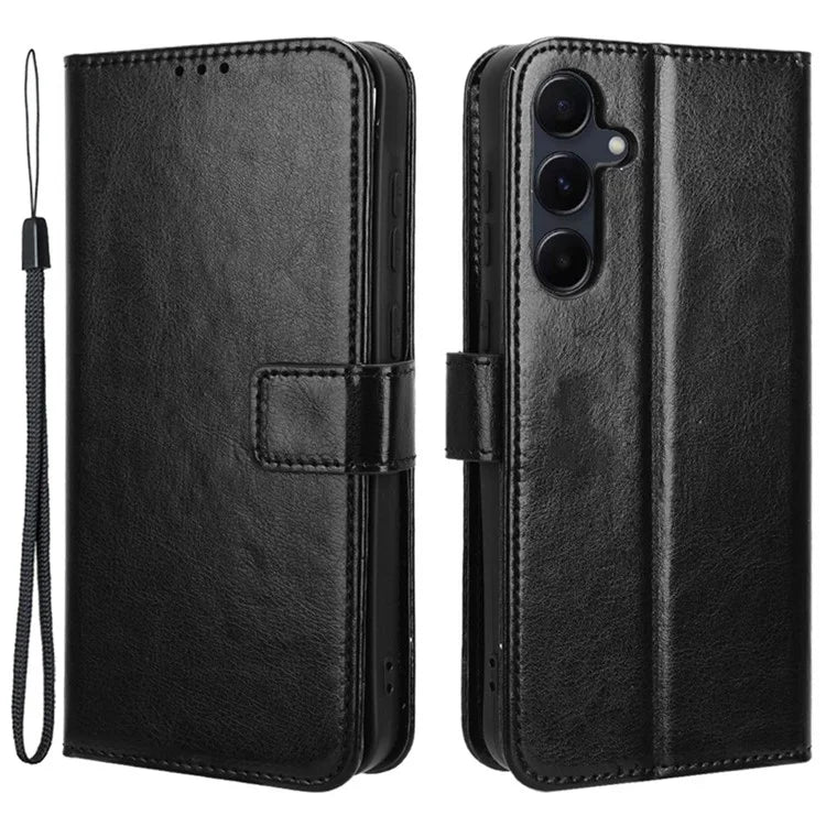 Case for Samsung Galaxy A35 5G Leather Phone Case with Card Holder TPU Inner Shell