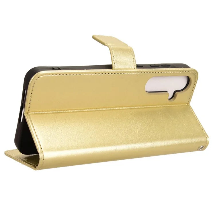 Case for Samsung Galaxy A35 5G Leather Phone Case with Card Holder TPU Inner Shell