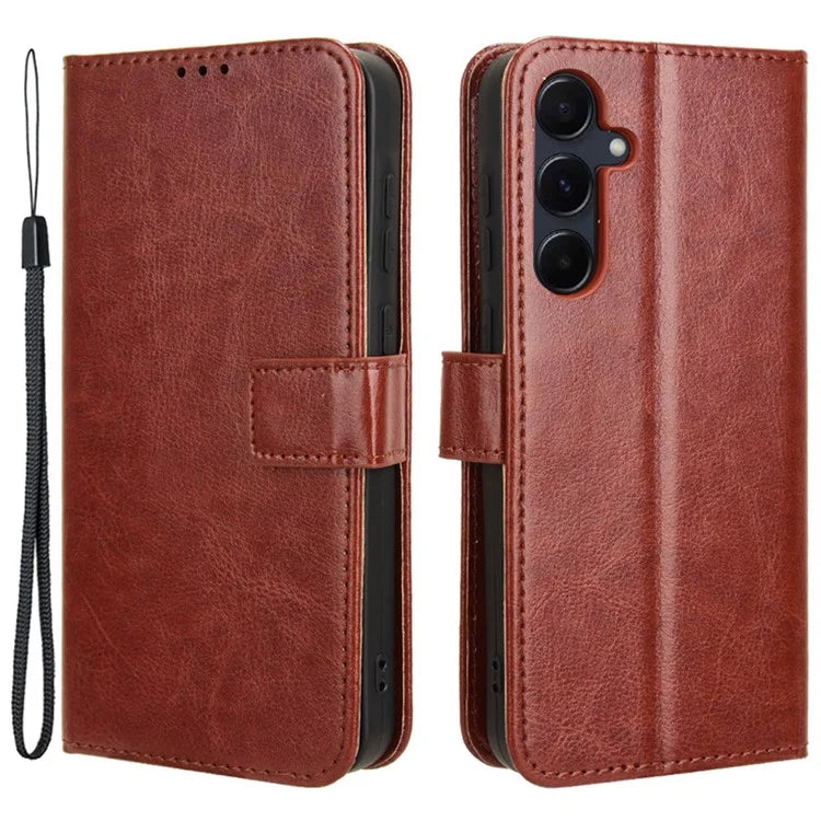 Case for Samsung Galaxy A35 5G Leather Phone Case with Card Holder TPU Inner Shell