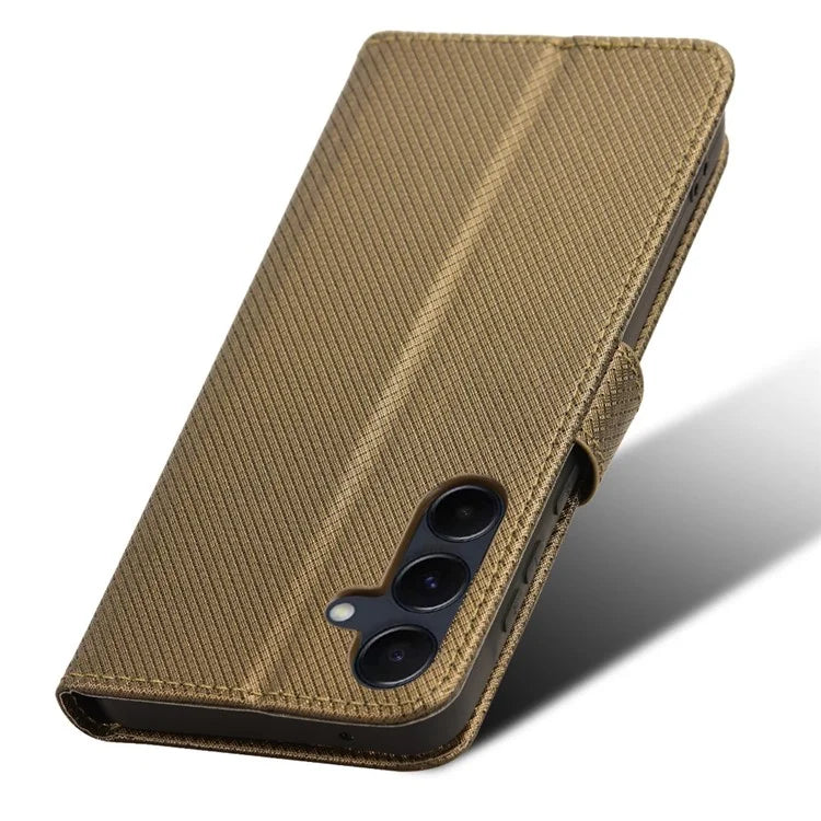 For Samsung Galaxy A35 5G Leather Wallet Phone Case Viewing Stand Diamond Texture