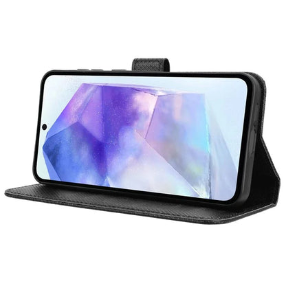 For Samsung Galaxy A35 5G Leather Wallet Phone Case Viewing Stand Diamond Texture
