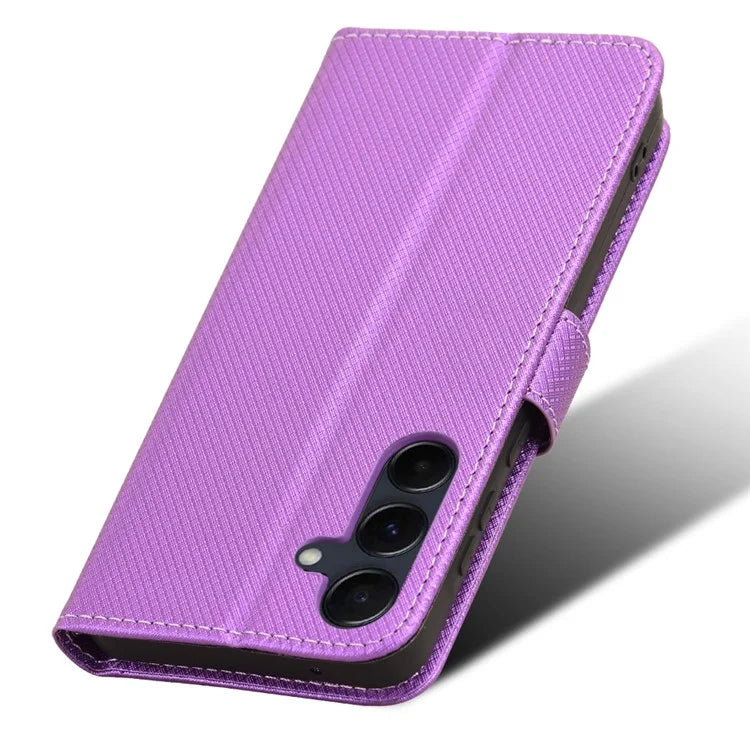 For Samsung Galaxy A35 5G Leather Wallet Phone Case Viewing Stand Diamond Texture
