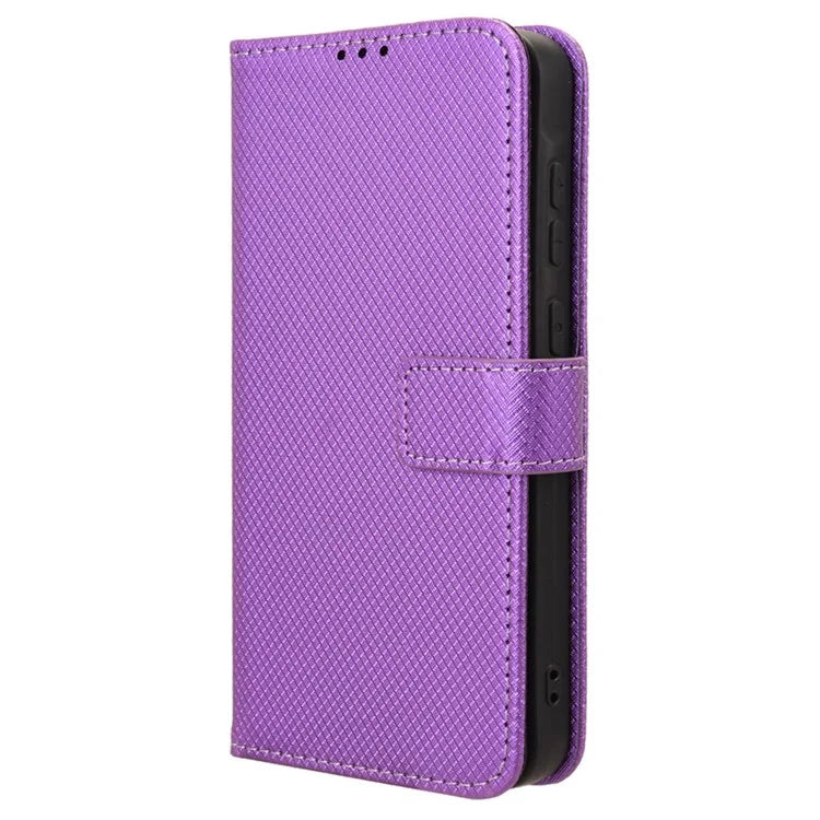 For Samsung Galaxy A35 5G Leather Wallet Phone Case Viewing Stand Diamond Texture