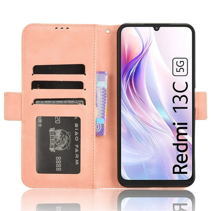 For Xiaomi Redmi 13C 5G / 13R 5G / Poco M6 5G Leather Wallet Case Stand Folio Card Holder Phone Cover