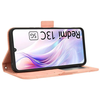 For Xiaomi Redmi 13C 5G / 13R 5G / Poco M6 5G Leather Wallet Case Stand Folio Card Holder Phone Cover