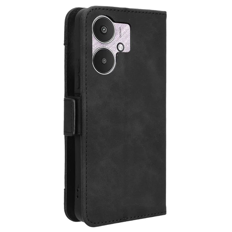 For Xiaomi Redmi 13C 5G / 13R 5G / Poco M6 5G Leather Wallet Case Stand Folio Card Holder Phone Cover