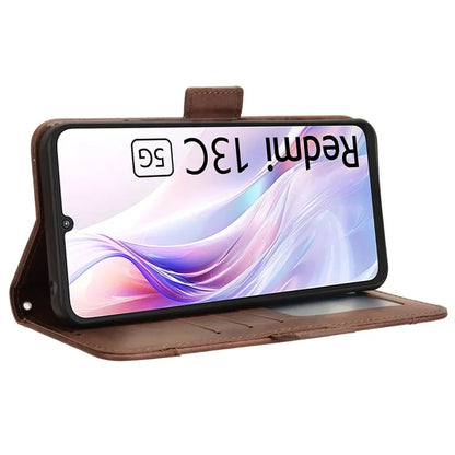 For Xiaomi Redmi 13C 5G / 13R 5G / Poco M6 5G Leather Wallet Case Stand Folio Card Holder Phone Cover