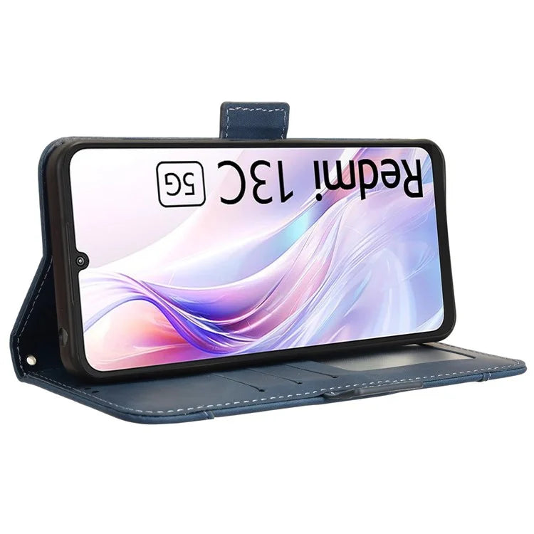 For Xiaomi Redmi 13C 5G / 13R 5G / Poco M6 5G Leather Wallet Case Stand Folio Card Holder Phone Cover