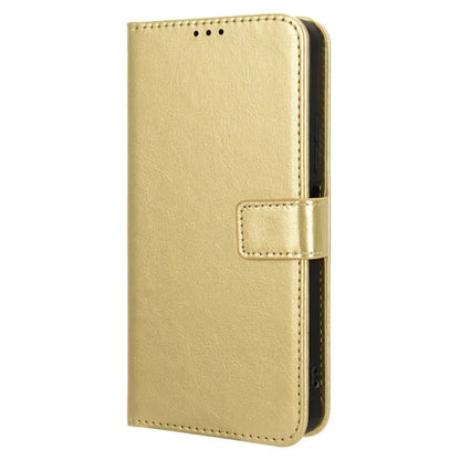 For Xiaomi Redmi 13C 5G / 13R 5G / Poco M6 5G Wallet Case PU Leather Crazy Horse Texture Flip Phone Cover