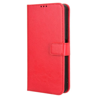 For Xiaomi Redmi 13C 5G / 13R 5G / Poco M6 5G Wallet Case PU Leather Crazy Horse Texture Flip Phone Cover