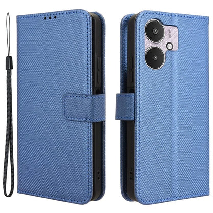 For Xiaomi Redmi 13C 5G / 13R 5G / Poco M6 5G Wallet Case Leather Flip Folio Shockproof Phone Cover
