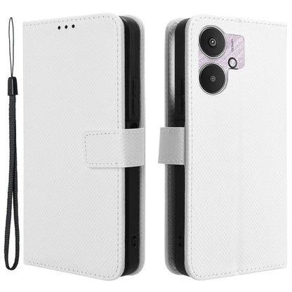 For Xiaomi Redmi 13C 5G / 13R 5G / Poco M6 5G Wallet Case Leather Flip Folio Shockproof Phone Cover