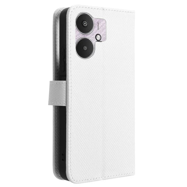 For Xiaomi Redmi 13C 5G / 13R 5G / Poco M6 5G Wallet Case Leather Flip Folio Shockproof Phone Cover
