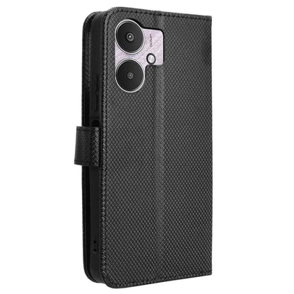 For Xiaomi Redmi 13C 5G / 13R 5G / Poco M6 5G Wallet Case Leather Flip Folio Shockproof Phone Cover