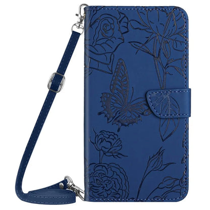 HT03 For Motorola Moto G Play (2024) Leather Case Skin-touch Crossbody Phone Stand Cover