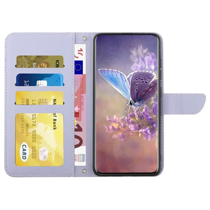 HT03 For Motorola Moto G Play (2024) Leather Case Skin-touch Crossbody Phone Stand Cover