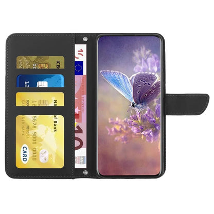 HT03 For Motorola Moto G Play (2024) Leather Case Skin-touch Crossbody Phone Stand Cover