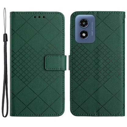 HT06 For Motorola Moto G Play (2024) 4G 4G Phone Case Leather Cover Wallet Stand