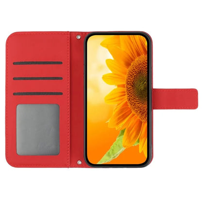 HT04 For Motorola Moto G Play 5G (2024) / Moto G 5G (2024) Leather Case with Shoulder Strap Phone Wallet
