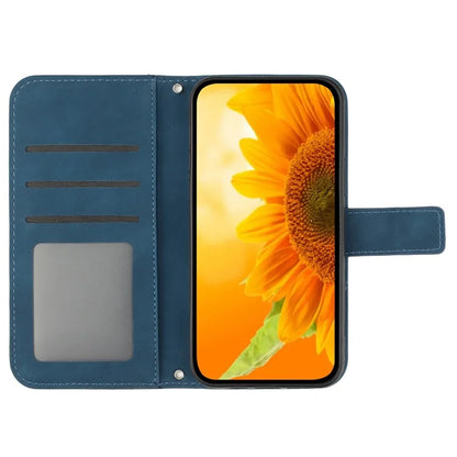 HT04 For Motorola Moto G Play 5G (2024) / Moto G 5G (2024) Leather Case with Shoulder Strap Phone Wallet