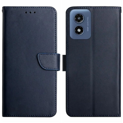 HT02 For Motorola Moto G Play 5G (2024) / Moto G 5G (2024) Wallet Case Genuine Cow Leather Cover