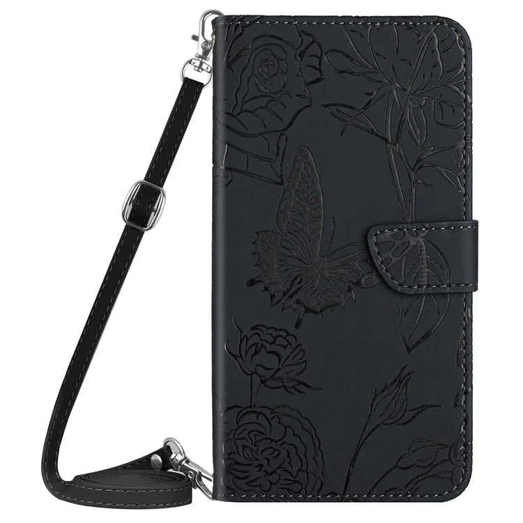 HT03 For Motorola Moto G Play 5G (2024) / Moto G 5G (2024) Crossbody Phone Case Leather Cover