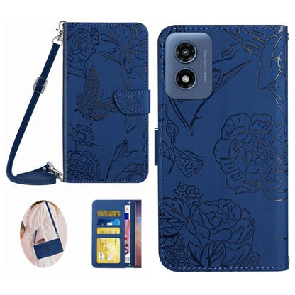 HT03 For Motorola Moto G Play 5G (2024) / Moto G 5G (2024) Crossbody Phone Case Leather Cover