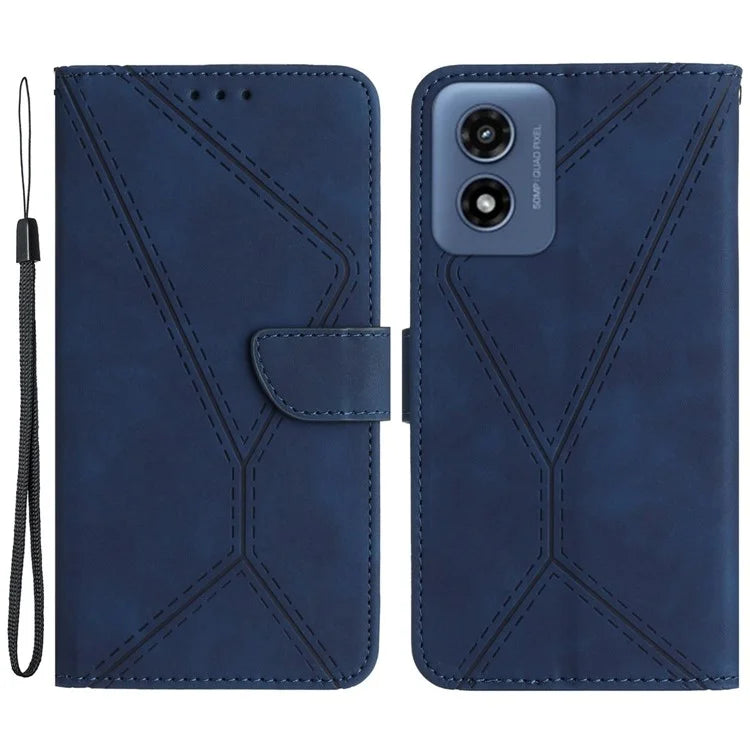 HT05 For Motorola Moto G Play 5G (2024) / Moto G 5G (2024) Wallet Case PU Leather Phone Cover