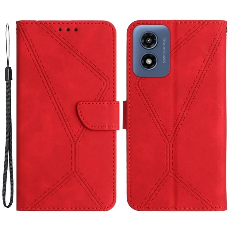 HT05 For Motorola Moto G Play 5G (2024) / Moto G 5G (2024) Wallet Case PU Leather Phone Cover