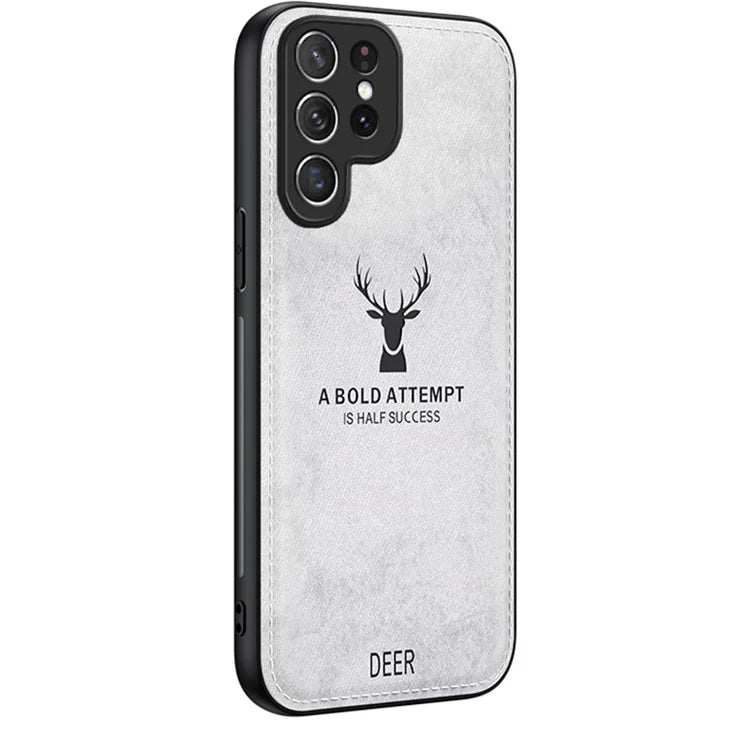For Samsung Galaxy S24 Ultra Case Deer Pattern Protective Phone Case