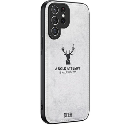 For Samsung Galaxy S24 Ultra Case Deer Pattern Protective Phone Case